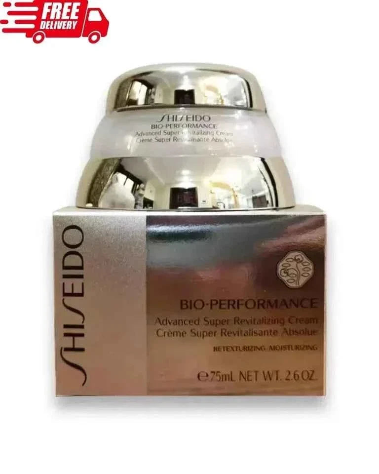 2 Pack Shiseido Bio-Performance Advanced Super Revitalizing Cream 2.6 oz (75ml) Anti-Aging Moisturizer - Aifan Brands