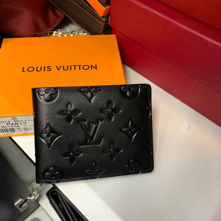 Authentic Louis Vuitton Monogram Canvas Black Men’s Wallet - Aifan Brands