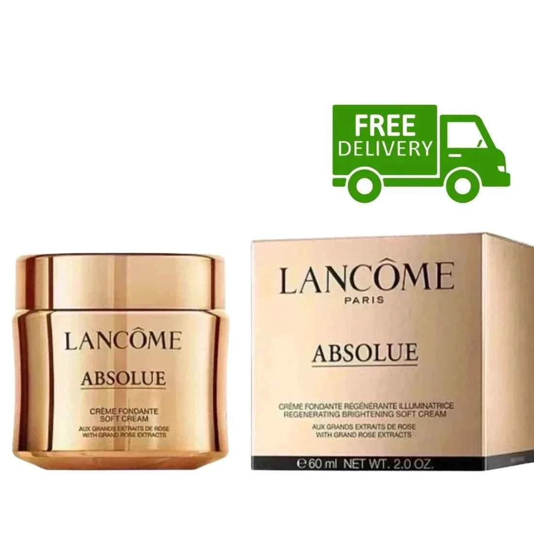 Lancôme Absolue Crème Fondante Soft Cream with Grand Rose Extracts 2.0 oz / 60ml - Aifan Brands
