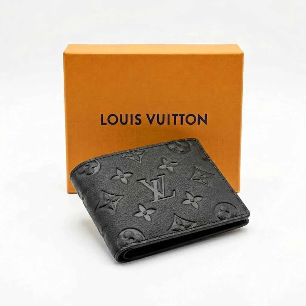 Title: Louis Vuitton Men’s Wallet Monogram Macassar Canvas Black Authentic - Aifan Brands
