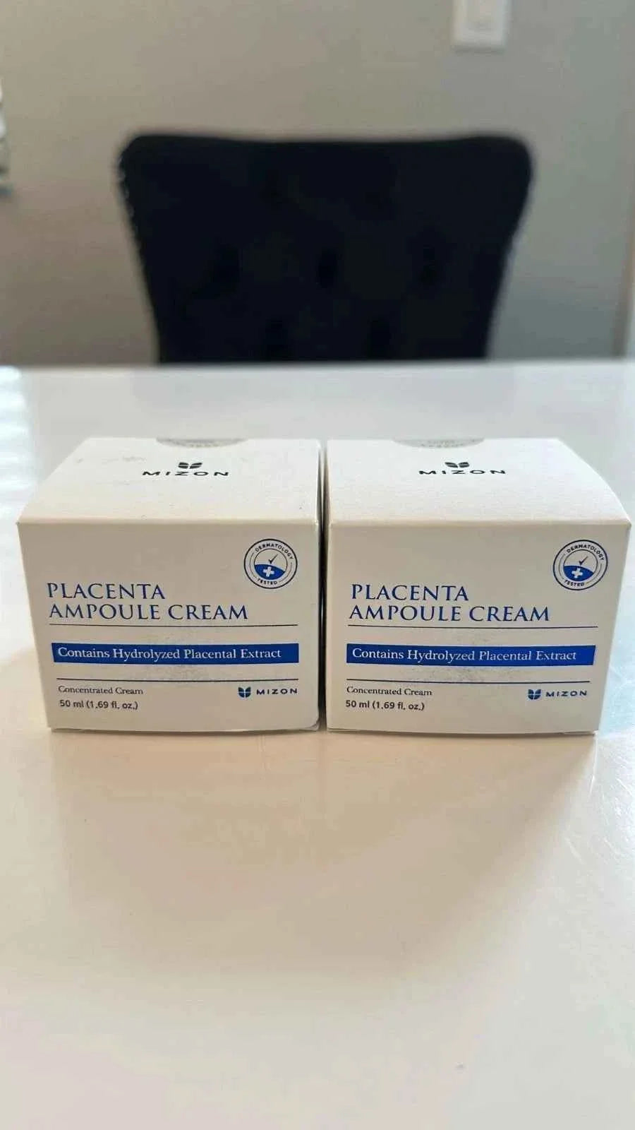 2 Pack Mizon Placenta Cream 50ml | Firming, Anti-Wrinkle & Deep Moisturizing K-Beauty Skincare - Aifan Brands