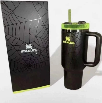 Stanley Halloween Web Glow H2.0 FlowState Tumbler 40oz Limited Edition New Free Shipping - Aifan Brands