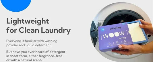 Lazzure Eco-Friendly Laundry Detergent Sheets – 64 Biodegradable Wash Sheets - Aifan Brands