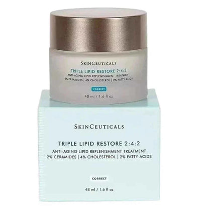 2 Pack SkinCeuticals Triple Lipid Restore 2:4:2 Face Cream 1.6 oz (48ml) Anti-Aging Moisturizer - Aifan Brands