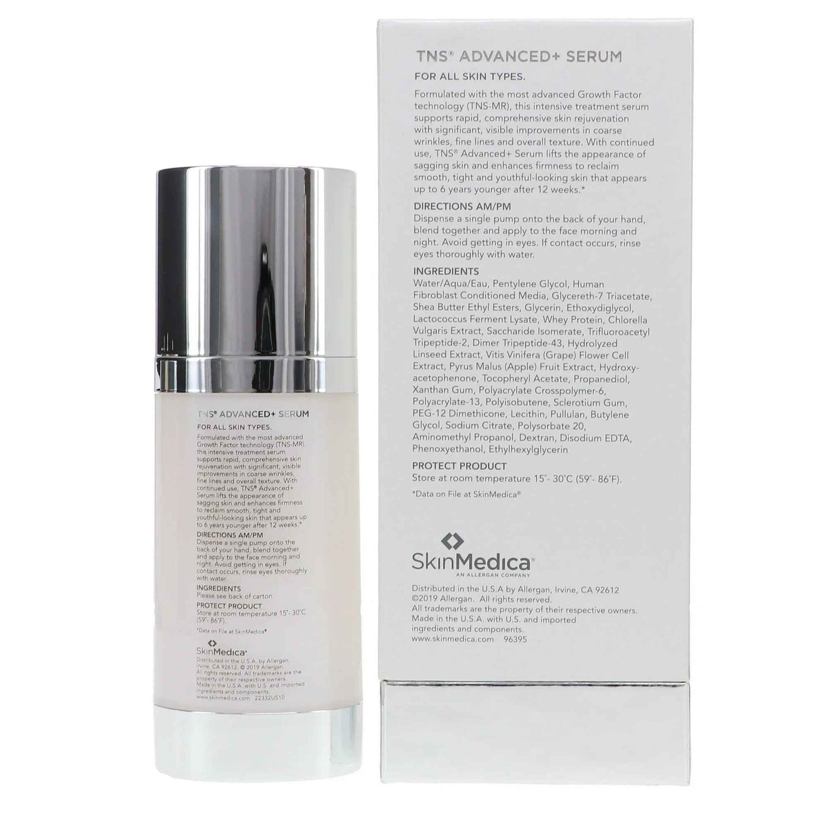 SkinMedica TNS Advanced+ Serum 1 oz – Anti-Aging Skin Rejuvenation Treatment (Sealed) - Aifan Brands